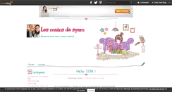 Desktop Screenshot of lesmainsdesyam.over-blog.fr