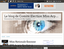 Tablet Screenshot of election.miss.arpajon.over-blog.com