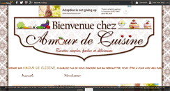 Desktop Screenshot of amourdecuisine.over-blog.fr