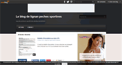 Desktop Screenshot of lignanpechessportives.over-blog.fr