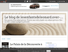 Tablet Screenshot of lesenfantsdeleonard.over-blog.com