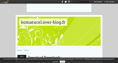 Desktop Screenshot of komaracel.over-blog.fr