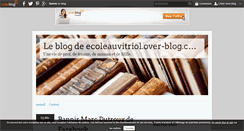 Desktop Screenshot of ecoleauvitriol.over-blog.com