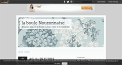 Desktop Screenshot of la.boule.nouzonnaise.over-blog.com