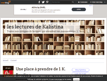 Tablet Screenshot of kalistina.over-blog.com