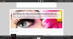 Desktop Screenshot of lilyetjulietestoudeteste.over-blog.com