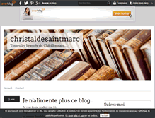 Tablet Screenshot of christaldesaintmarc.over-blog.com