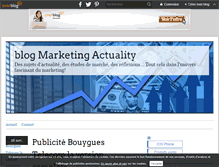 Tablet Screenshot of blogmarketingactuality.over-blog.com