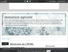 Tablet Screenshot of miniature-agricole.over-blog.fr