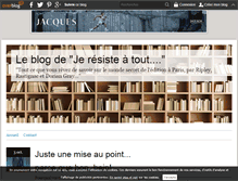 Tablet Screenshot of jeresisteatout.over-blog.fr