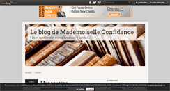 Desktop Screenshot of mademoiselle.confidence.over-blog.com