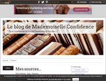 Tablet Screenshot of mademoiselle.confidence.over-blog.com