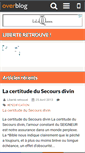 Mobile Screenshot of liberte-retrouve.over-blog.com