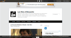 Desktop Screenshot of lesfilmsdalexandre.over-blog.com