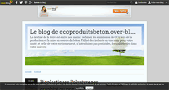 Desktop Screenshot of ecoproduitsbeton.over-blog.com