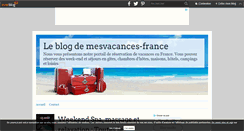 Desktop Screenshot of mesvacances-france.over-blog.com