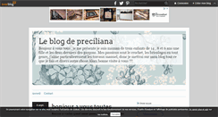 Desktop Screenshot of preciliana.over-blog.com