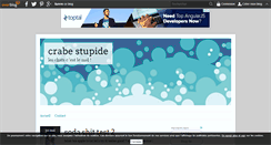 Desktop Screenshot of crabe-stupide.over-blog.com