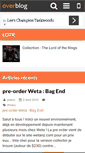 Mobile Screenshot of lotr-collection.over-blog.com
