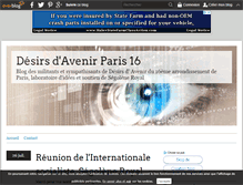 Tablet Screenshot of desirsdavenir-paris16.over-blog.com