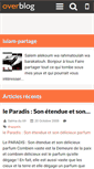Mobile Screenshot of islam-partage.over-blog.com