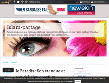 Tablet Screenshot of islam-partage.over-blog.com