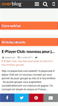 Mobile Screenshot of eplayerclub.over-blog.com
