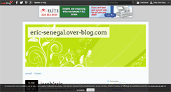 Desktop Screenshot of eric-senegal.over-blog.com