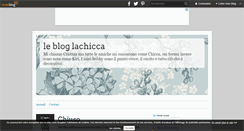 Desktop Screenshot of lachicca.over-blog.com
