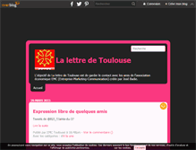 Tablet Screenshot of lalettredetoulouse.over-blog.com