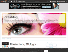 Tablet Screenshot of creablog.over-blog.com