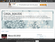 Tablet Screenshot of crea-maude.over-blog.com