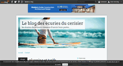 Desktop Screenshot of ecuriesducerisier.over-blog.com