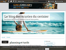 Tablet Screenshot of ecuriesducerisier.over-blog.com