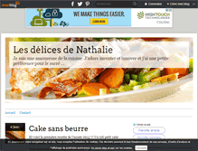 Tablet Screenshot of lesdelicesdenath.over-blog.com