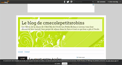 Desktop Screenshot of cmecolepetitsrobins.over-blog.com