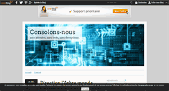 Desktop Screenshot of consolons-nous.over-blog.com