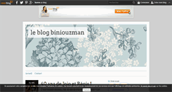 Desktop Screenshot of biniouzman.over-blog.com