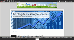 Desktop Screenshot of clesemploiseniors.over-blog.fr