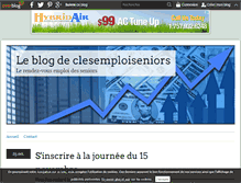 Tablet Screenshot of clesemploiseniors.over-blog.fr