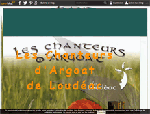 Tablet Screenshot of chanteursdargoat.leplaisirdechanter.over-blog.com
