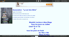 Desktop Screenshot of le-sel-des-mots.over-blog.com