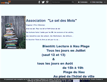 Tablet Screenshot of le-sel-des-mots.over-blog.com