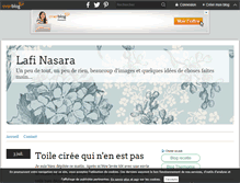 Tablet Screenshot of lafinasara.over-blog.com