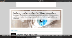 Desktop Screenshot of lesvoilesdudiben.over-blog.com