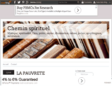 Tablet Screenshot of cahier.spirituel.over-blog.com