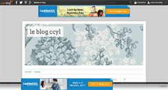 Desktop Screenshot of ccyl.over-blog.com