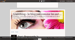 Desktop Screenshot of lantiblog.over-blog.fr