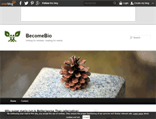 Tablet Screenshot of becomebio.over-blog.com