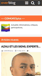 Mobile Screenshot of comoresplus.over-blog.com